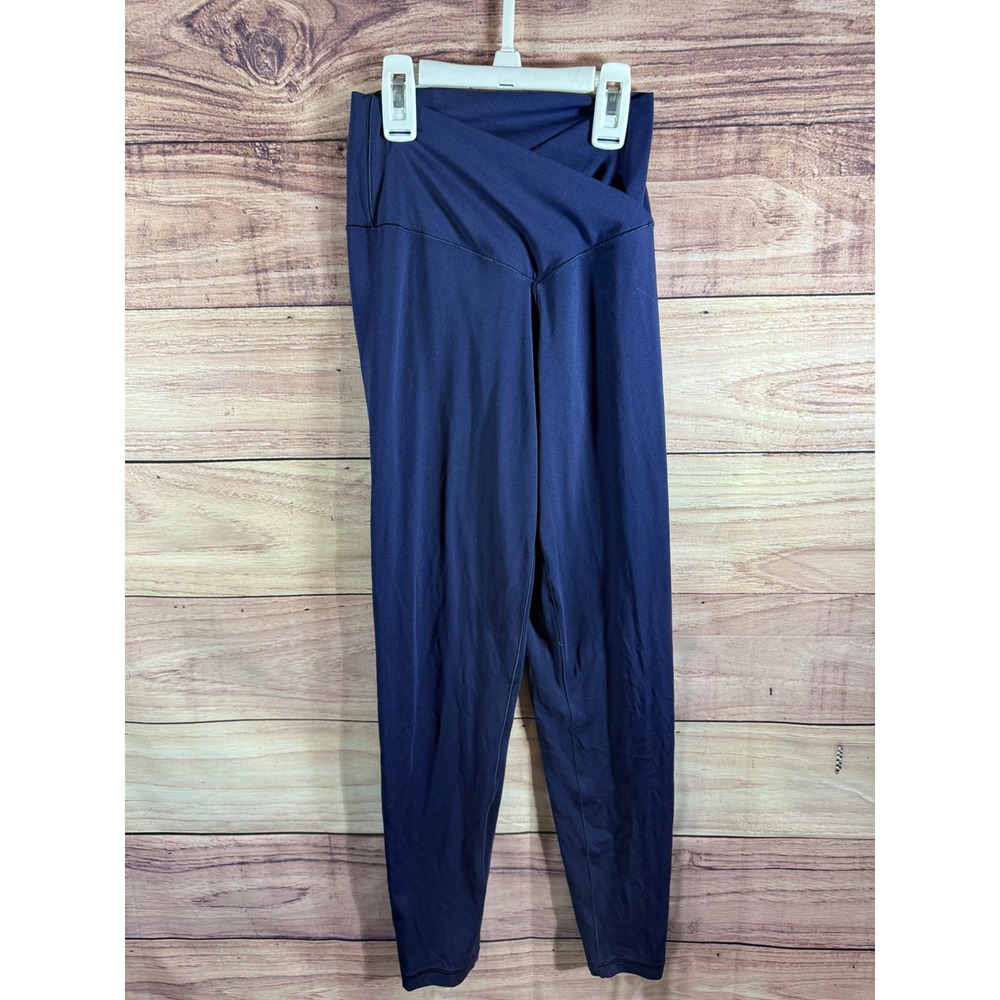 OFFLINE by Aerie Real Me Crossover 7/8 Leggings Navy Blue High Rise Small